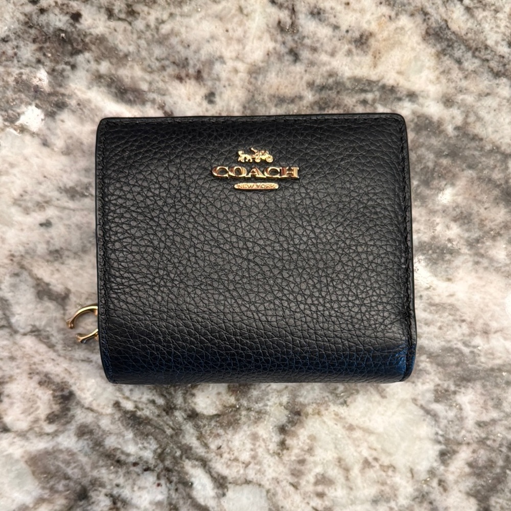 Coach Black Leather Wallet